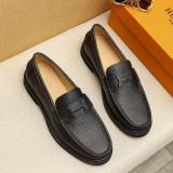 Gregoire Minimalist Leather Shoes Black