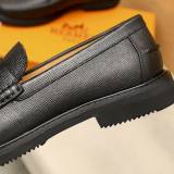 Gregoire Minimalist Leather Shoes Black