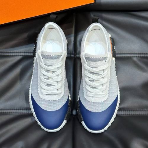 Bouncing Mesh Low Top Sneakers Blue Gray
