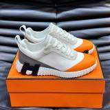 Bouncing Mesh Low Top Sneakers Orange White