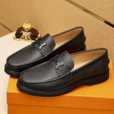 Gregoire Minimalist Leather Shoes Black