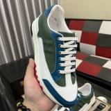 Trail Cushioned Sneakers Blue Green White
