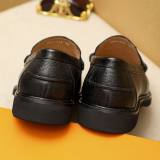 Gregoire Minimalist Leather Shoes Black