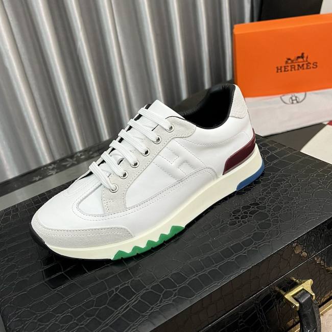 Trail Cushioned Sneakers White Gray