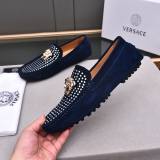 Medusa Minimalist Loafer Dark Blue