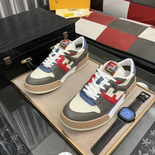 Match Versatile Sneakers Beige Brown-green