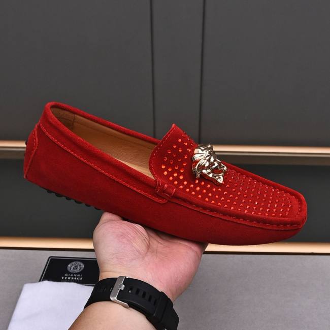 Medusa Minimalist Loafer Red