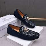Medusa Minimalist Loafer Dark Blue