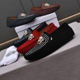 Medusa Minimalist Loafer Dark Blue