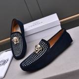Medusa Minimalist Loafer Dark Blue