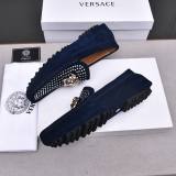 Medusa Minimalist Loafer Dark Blue