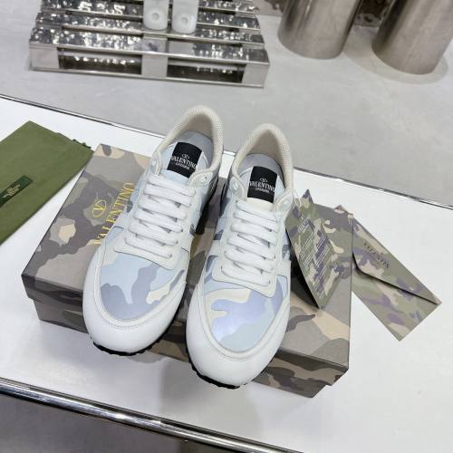 Rockrunner Low Top Retro Sneakers Blue Beige