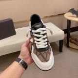 One Stud Low Top Versatile Sneakers Brown Black White