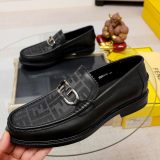 O'Lock Men's Loafers Black Grey