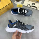 Tag Mesh Sneakers Blue White