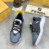 Tag Mesh Sneakers Blue White