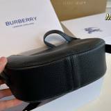 Knight Minimalist Shoulder Bag Black 24x22cm