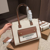 Freya Minimalis Versatile Handbag White Brown 33*25cm
