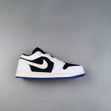 Air Jordan 1 Low  Quai 54  Basketball Shoes White Black HQ0764-001