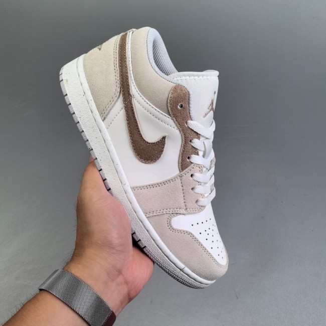 Air Jordan 1 Low Sneakers Basketball Shoes Light Brown Beige HF1567-200