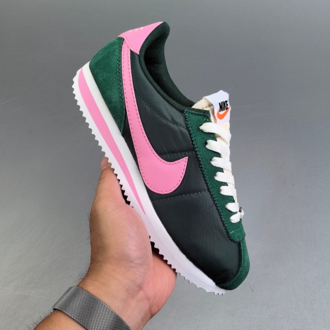 Classic Cortez Jogging Shoes Sneakers Green Pink HF9994-300