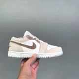 Air Jordan 1 Low Sneakers Basketball Shoes Light Brown Beige HF1567-200