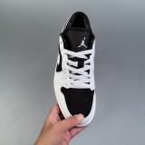 Air Jordan 1 Low  Quai 54  Sneakers Basketball Shoes Black White HQ0764-001