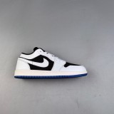 Air Jordan 1 Low  Quai 54  Sneakers Basketball Shoes Black White HQ0764-001