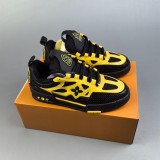 Trainer Skate Low Sneaker Black Yellow