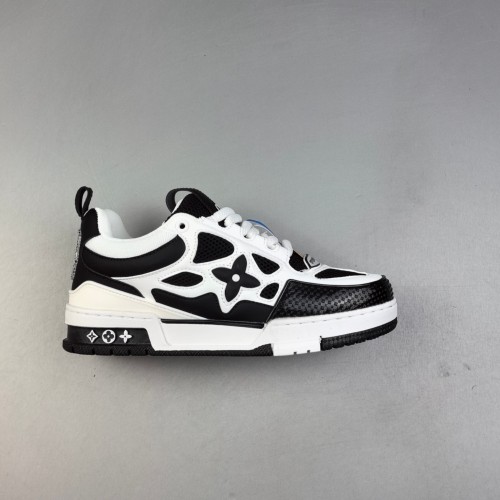 Trainer Skate Low Sneaker Black White