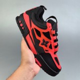 Trainer Skate Low Sneaker Black Red