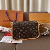 Women's Diane Monogram Shoulder Bag Brown M45985 20x8x13cm
