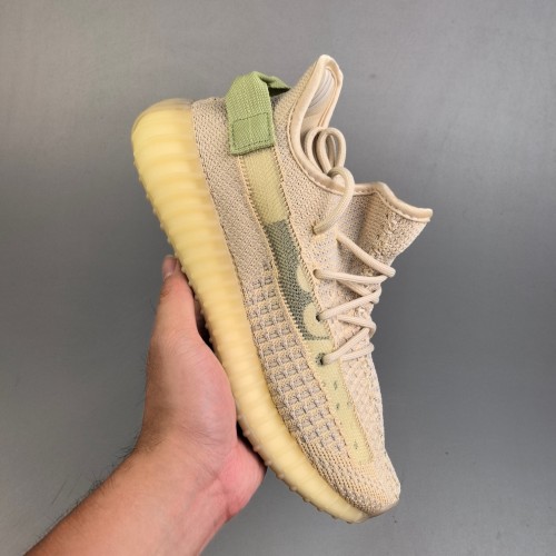 Yeezy Boost 350 V2 Flax Sneakers Beige
