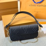 Original Women's Wallet On Chain Ivy Monogram Shoulder Bag Black M82154 22x13cm