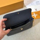 Original Women's Wallet On Chain Ivy Monogram Shoulder Bag Black M82154 22x13cm