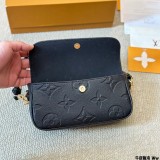 Original Women's Wallet On Chain Ivy Monogram Shoulder Bag Black M82154 22x13cm