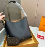 Women's Low Key Hobo MM Large Capacity Shoulder Bag M24856 31x11x22cm