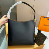 Women's Low Key Hobo MM Large Capacity Shoulder Bag M24856 31x11x22cm
