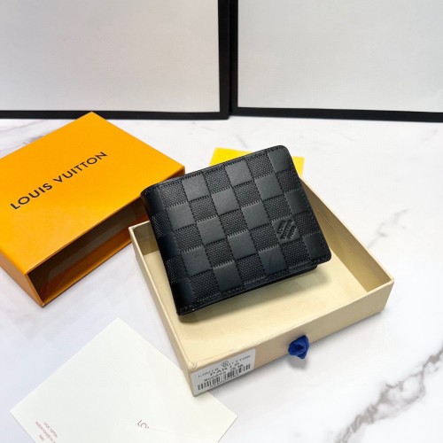Multiple Checkered Wallet Black N63124