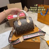 Original Speedy Bandouliere 20 Monogram Shoulder Bag Brown M46234 20X14cm