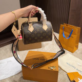 Original Speedy Bandouliere 20 Monogram Shoulder Bag Brown M46234 20X14cm