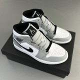 Originale 1:1 AJ1 Mid Light Smoke Grey