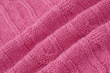 Autumn Winter Women's Solid Color Simple Zipper Knit Sweater