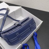 Belvedere Saddle Bag PM Blue 22x15x6.5cm