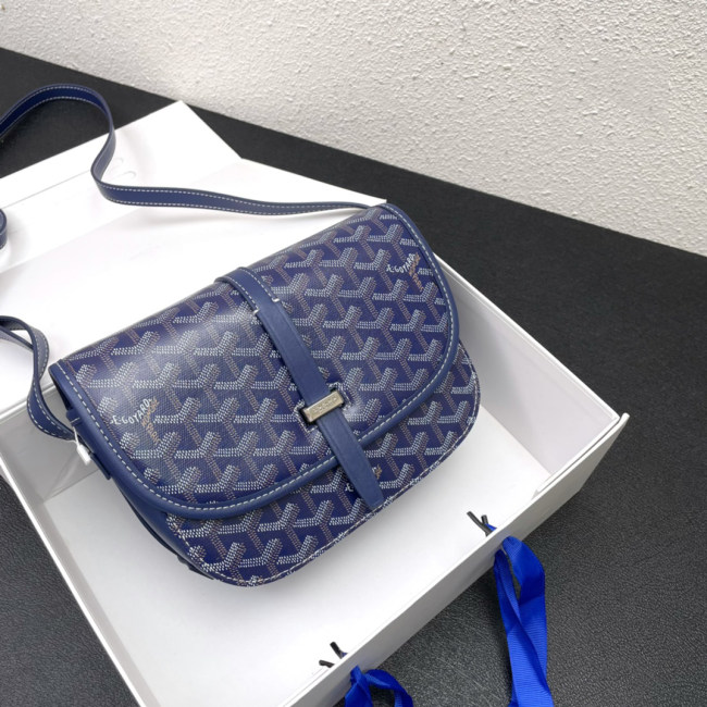 Belvedere Saddle Bag PM Blue 22x15x6.5cm