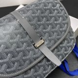 Belvedere Saddle Bag PM Grey 22x15x6.5cm