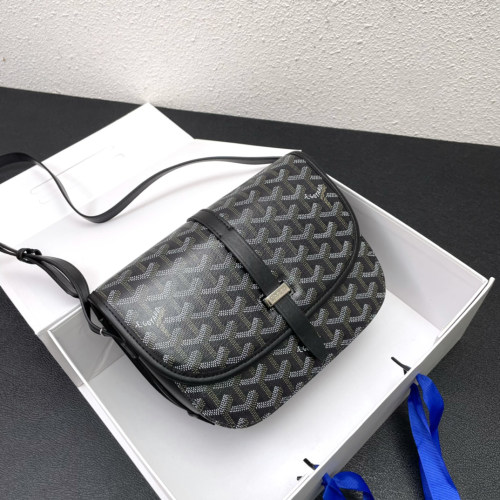 Belvedere Saddle Bag PM Black 22x15x6.5cm