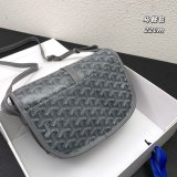 Belvedere Saddle Bag PM Grey 22x15x6.5cm
