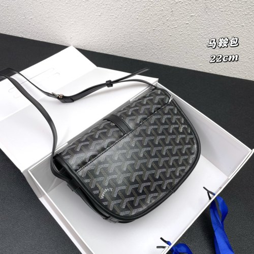 Belvedere Saddle Bag PM Black 22x15x6.5cm