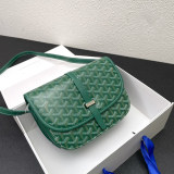 Belvedere Saddle Bag PM Green 22x15x6.5cm